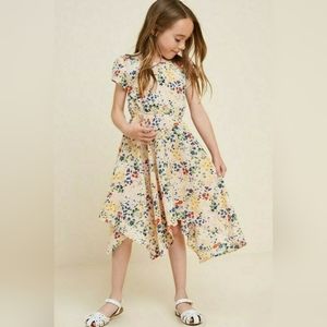 🆕️ HAYDEN Girls Floral Hanky Hem Dress